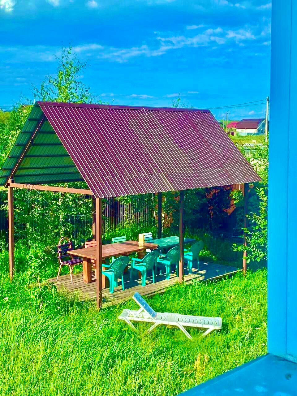 Фото Синяя крыша