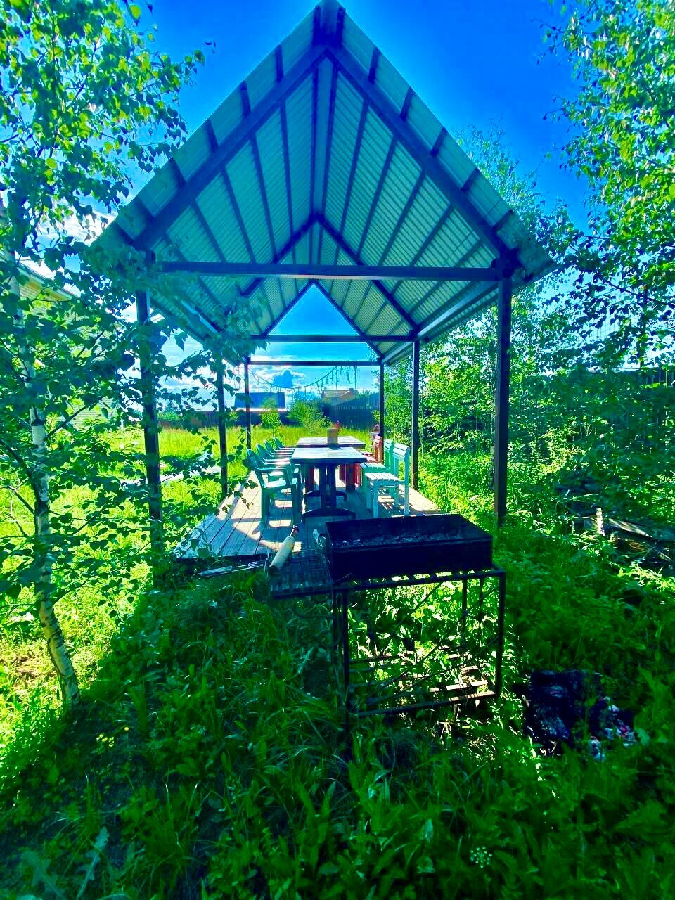 Фото Синяя крыша